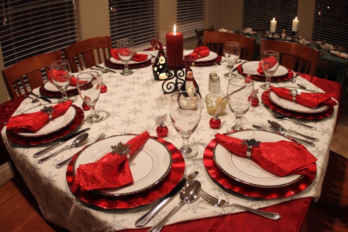 Christmas dinner decor ideas