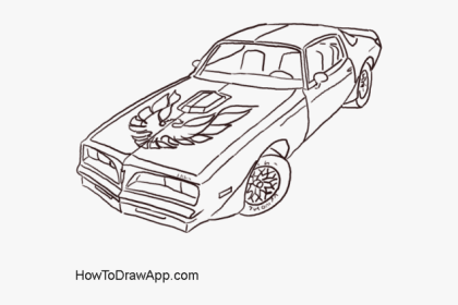 Trans am drawing easy