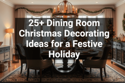 Dining table decor for christmas