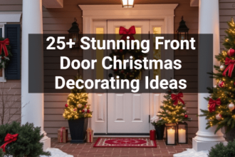 Christmas decor ideas for front door