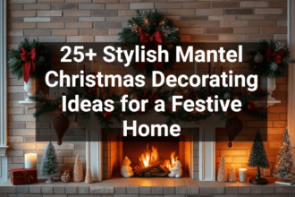 Christmas decor ideas for mantel