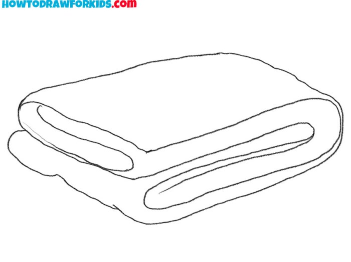 Sleeping blanket drawing easy