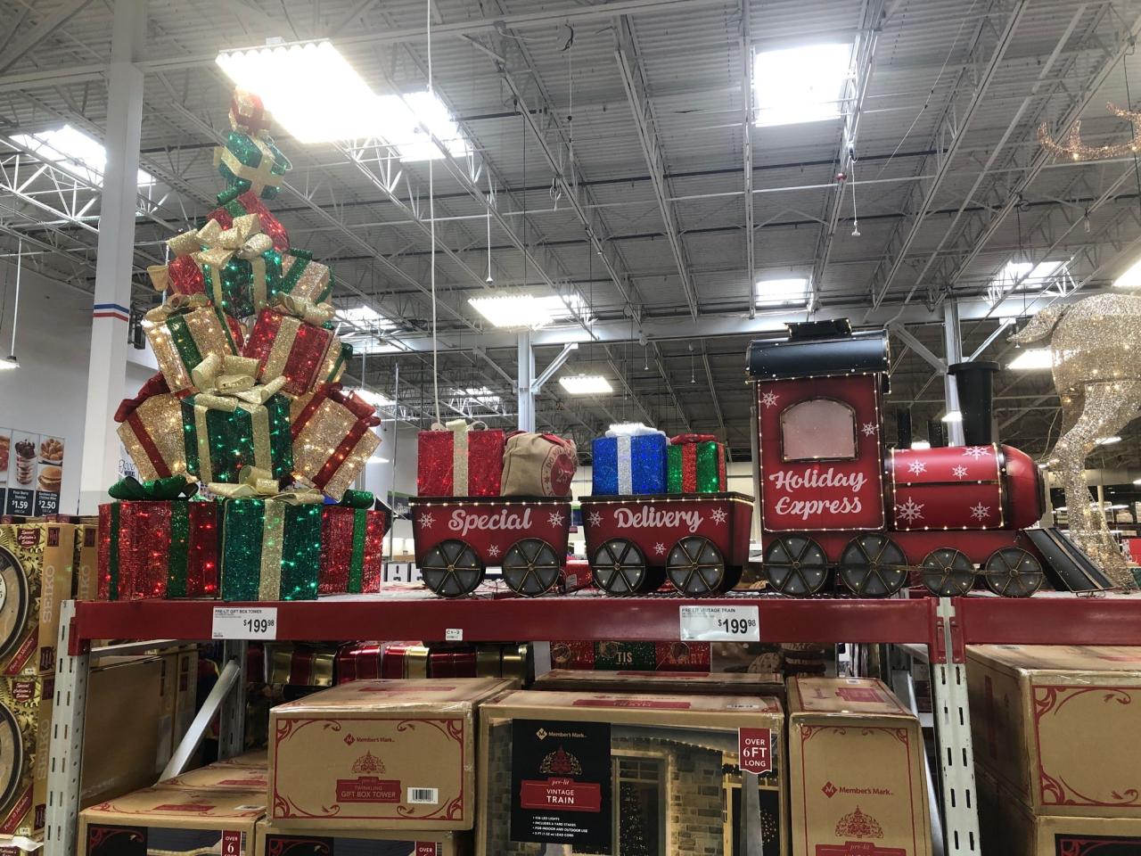 Christmas decor sam's club