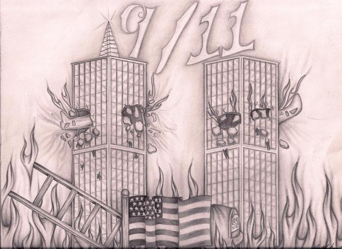 9/11 drawing easy kids