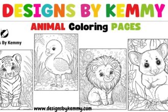 Free printable baby animals coloring pages