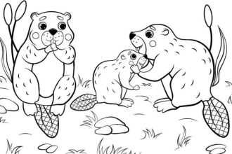 Free coloring page animal cell