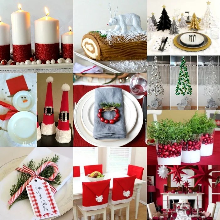 Christmas table centerpieces decorations diy centerpiece thanksgiving settings easy gorgeous apieceofrainbow ideas decor tables holiday simple candles arrangements wedding piece