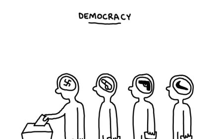 Parliamentary democracy easy drawing