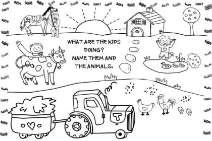 Dltk coloring pages farm animals