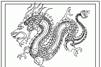 Chinese new year animals coloring pages