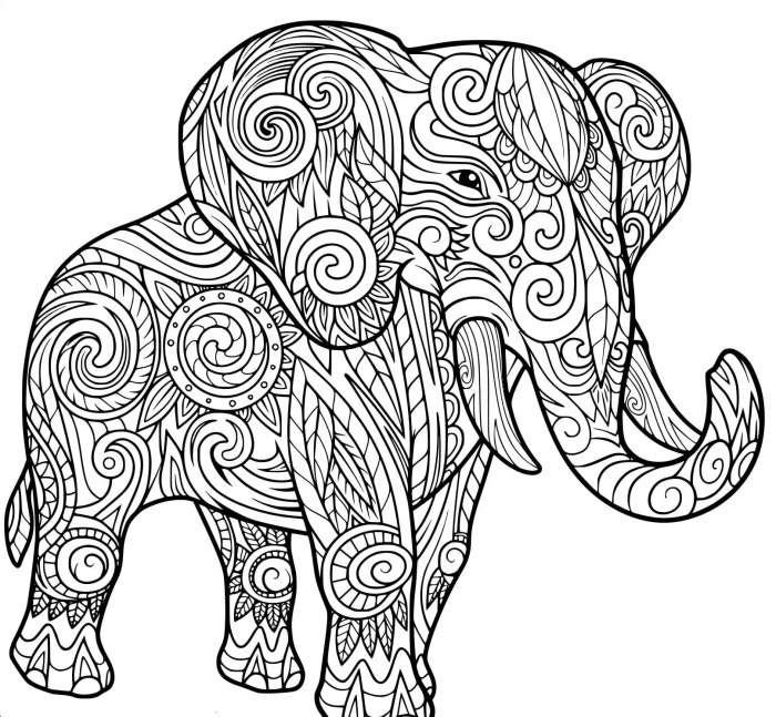 Free animal print coloring pages