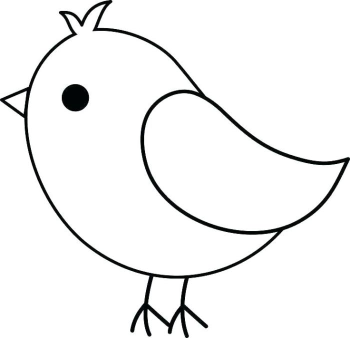 Bird flying outline drawing easy