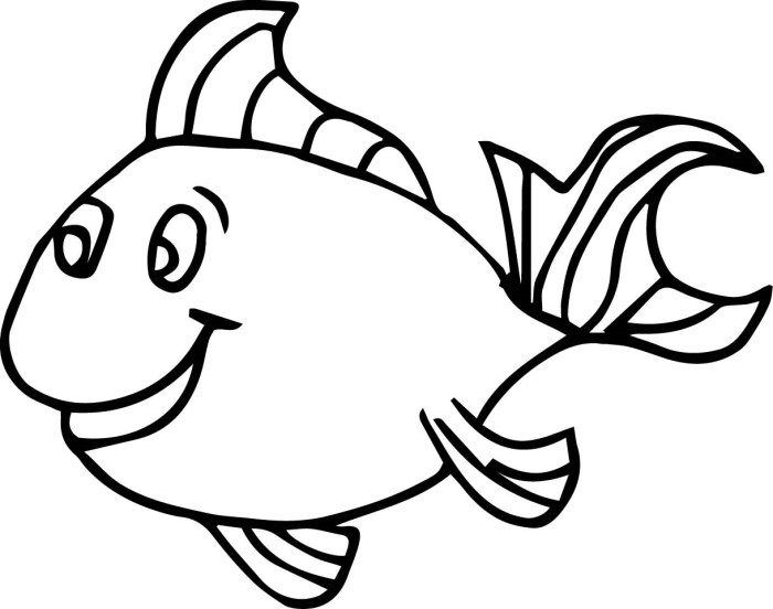 Everyone loves coloring animals fish colored