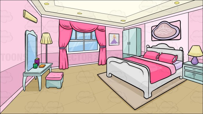 Kids bedroom drawing easy